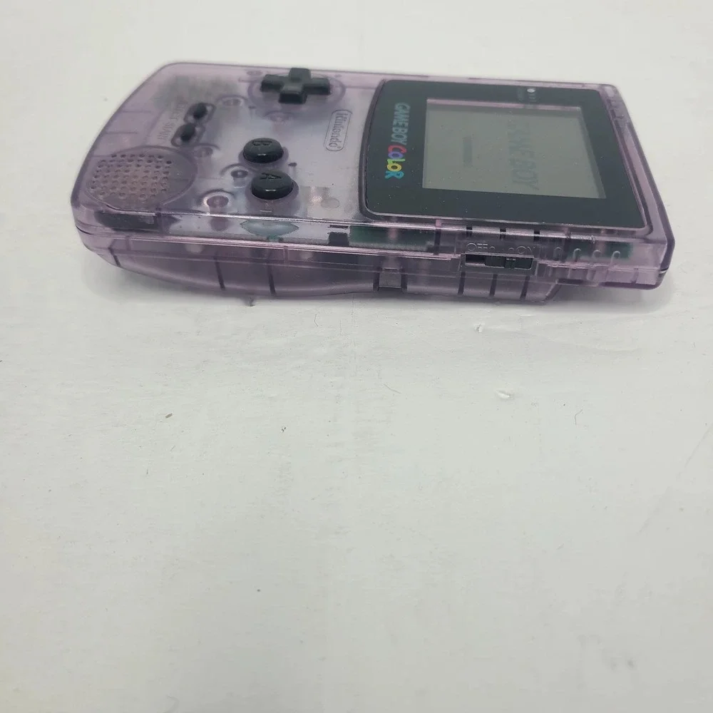 Nintendo Game Boy Color Atomic Purple Console As Is No Battery Cover Parts Only‎